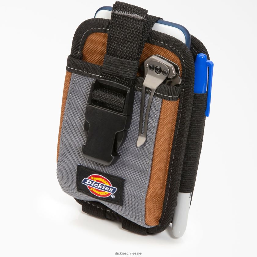 pato marrón (bd) unisexo Bolsa de herramientas y teléfono de 2 compartimentos Dickies accesorios X4H0F2987