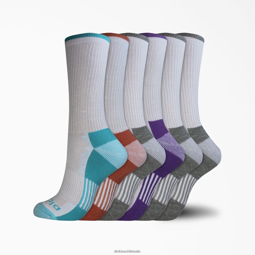 blanco (wh) mujer paquete de 6 calcetines con control de la humedad Dickies accesorios X4H0F2943