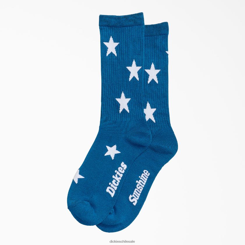 azul (azul) unisexo estrellas del sol de nueva york calcetines Dickies accesorios X4H0F2912