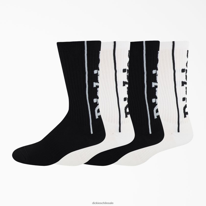 impresión de logotipo en blanco y negro (lpl) unisexo calcetines con logo estampado Dickies accesorios X4H0F2891