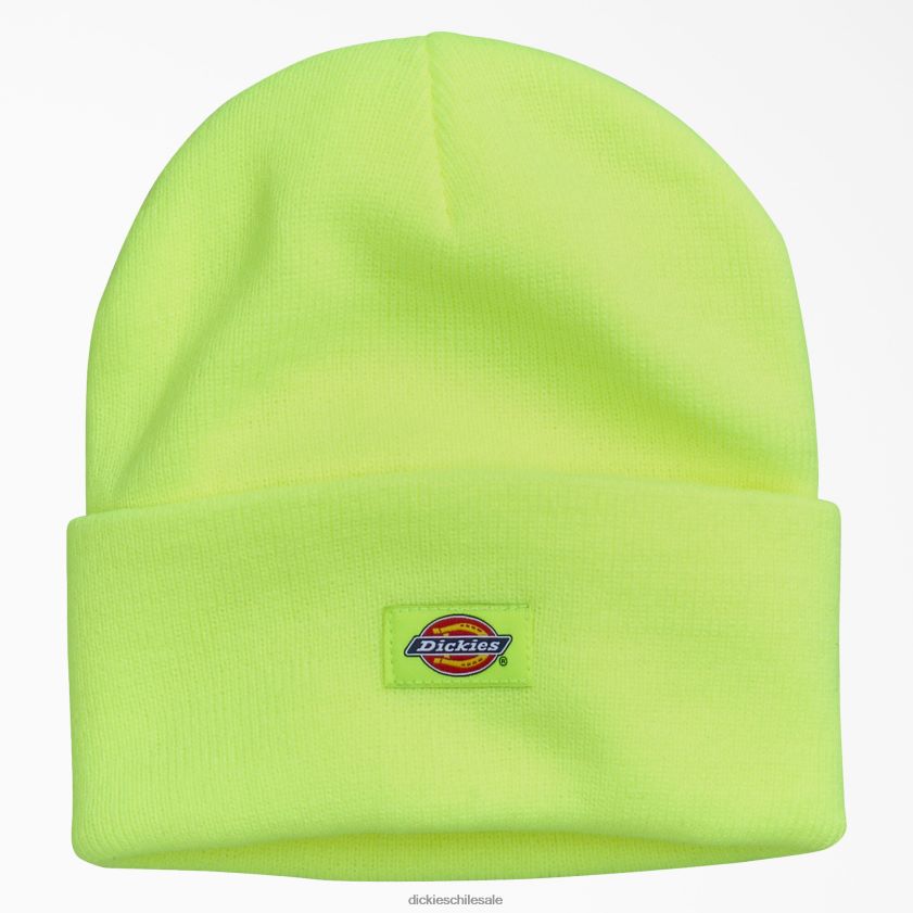 amarillo neón (ew) unisexo gorro tejido con puños Dickies accesorios X4H0F1487
