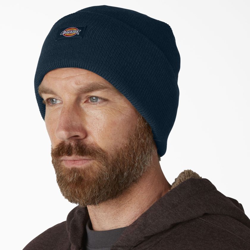 azul marino oscuro (zdn) unisexo gorro tejido con puños Dickies accesorios X4H0F1497