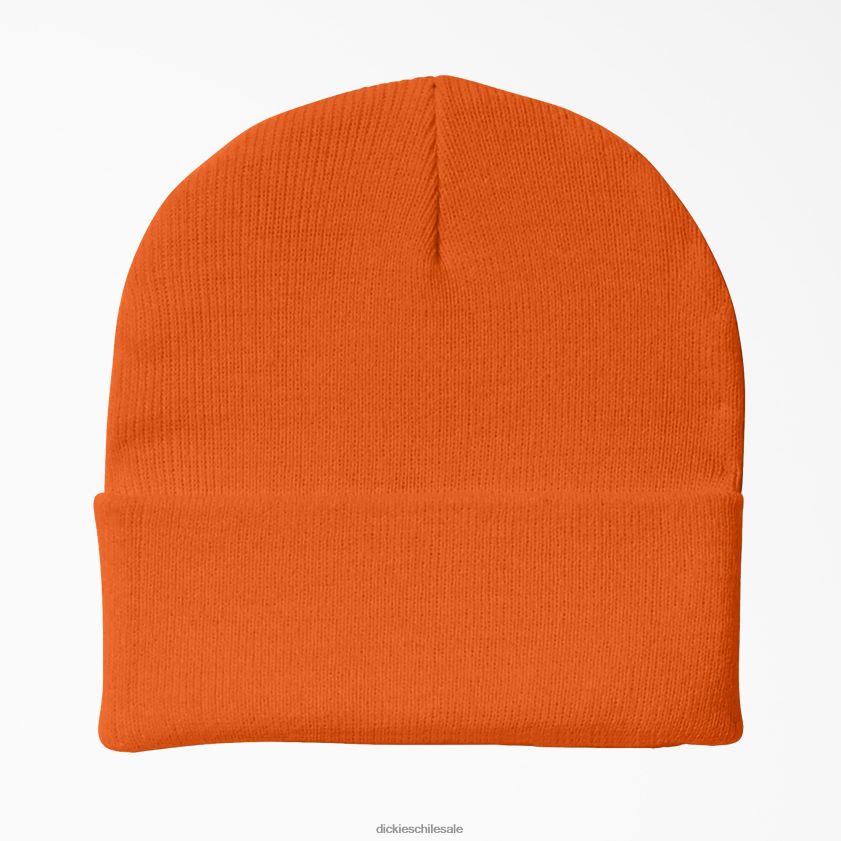 naranja neón (zna) unisexo gorro tejido con puños Dickies accesorios X4H0F1504