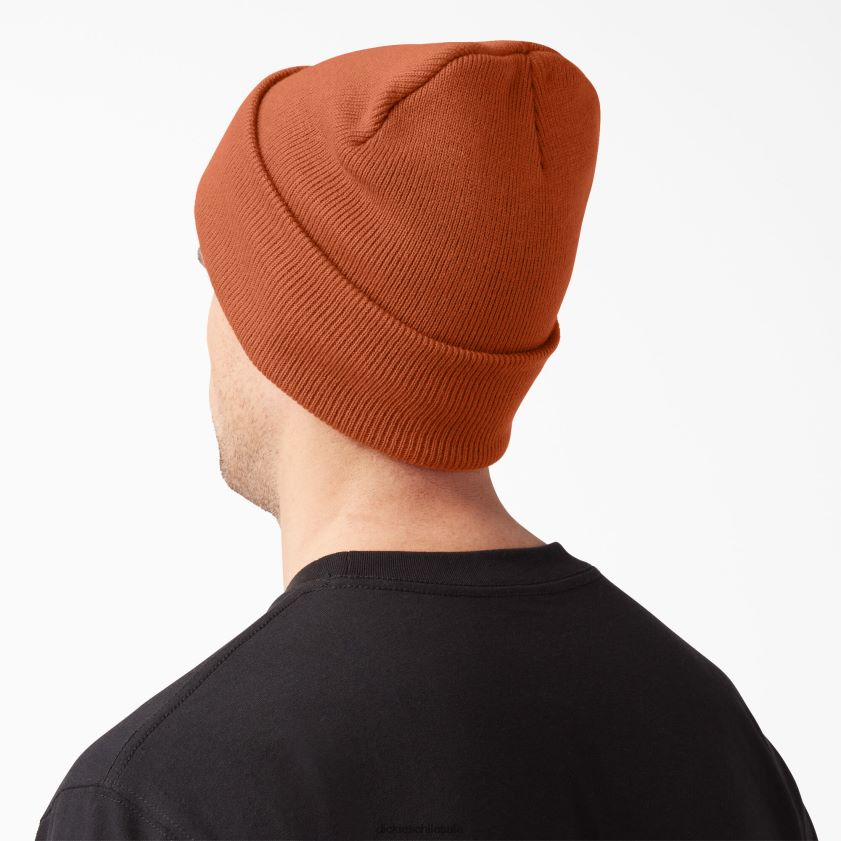 pan de jengibre marrón (es decir) unisexo gorro tejido con puños Dickies accesorios X4H0F1489
