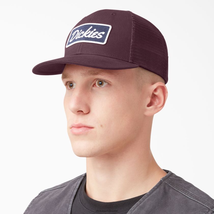 granate (señor) unisexo gorra trucker con parche del logo Dickies accesorios X4H0F2909