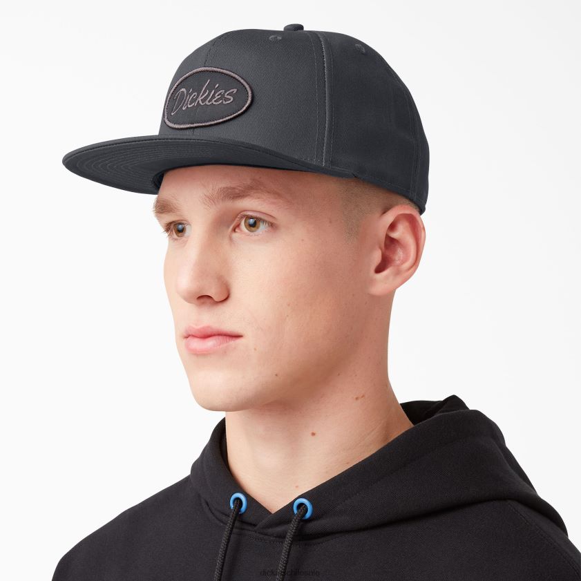 gris carbón (ch) unisexo gorra de sarga con visera plana Dickies accesorios X4H0F2897