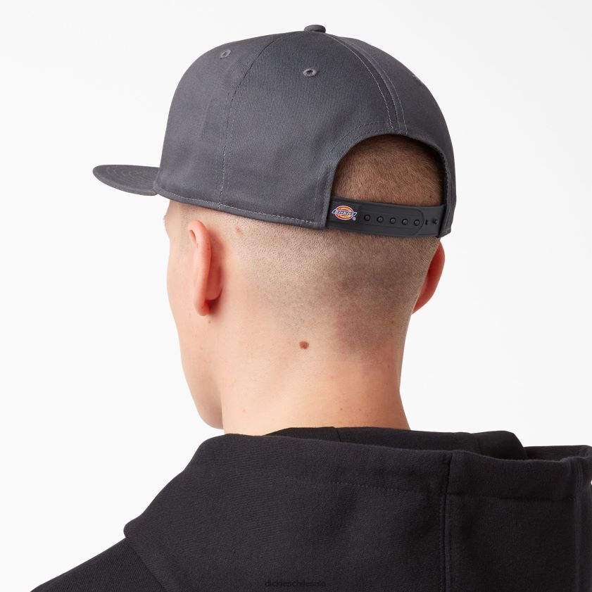 gris carbón (ch) unisexo gorra de sarga con visera plana Dickies accesorios X4H0F2897