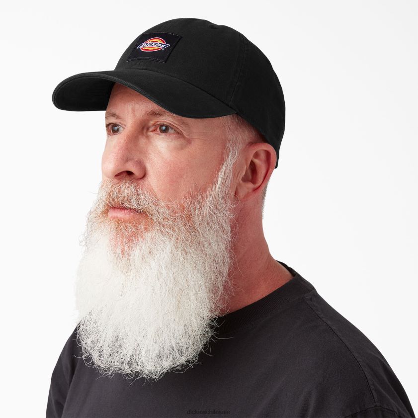 negro (negro) unisexo gorra de lona lavada Dickies accesorios X4H0F2881