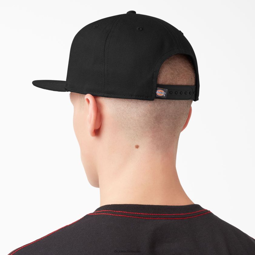 negro (negro) unisexo gorra de sarga con visera plana Dickies accesorios X4H0F2896
