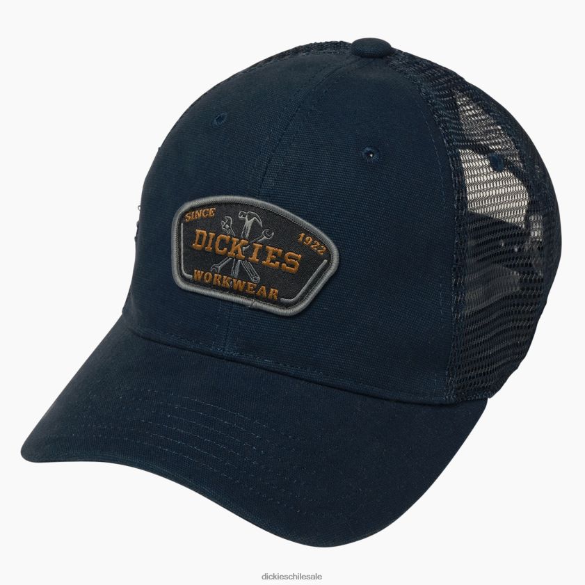 tinta azul marino (ik) unisexo gorra de camionero de lona con parche de ropa de trabajo Dickies accesorios X4H0F2804