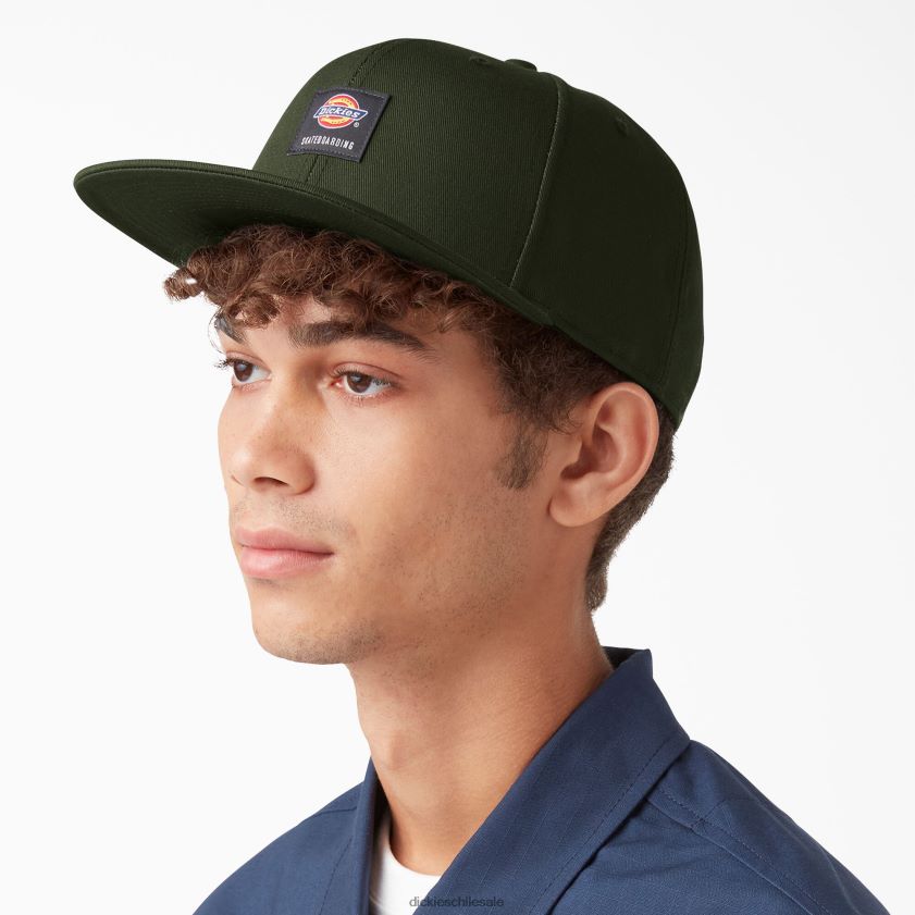 verde oliva (og) unisexo gorra plana de skate Dickies accesorios X4H0F2848