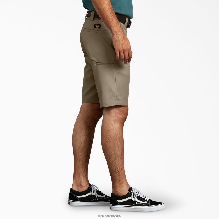arena del desierto (ds) hombres pantalones cortos de trabajo ajustados 11\" Dickies ropa de trabajo X4H0F390