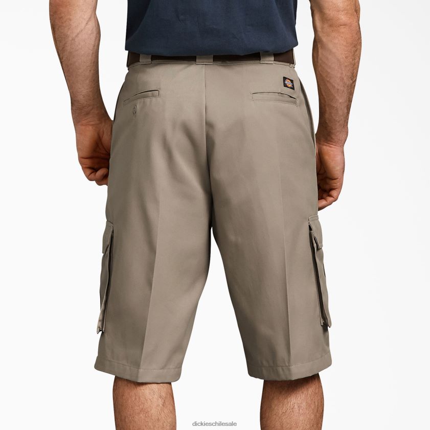 arena del desierto (ds) hombres pantalones cortos de trabajo de ajuste holgado de 13\" Dickies ropa de trabajo X4H0F405