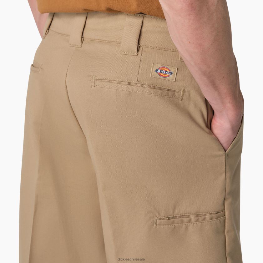 arena del desierto (ds) hombres shorts de frente plano con cintura activa refrescante 13\" Dickies ropa de trabajo X4H0F401