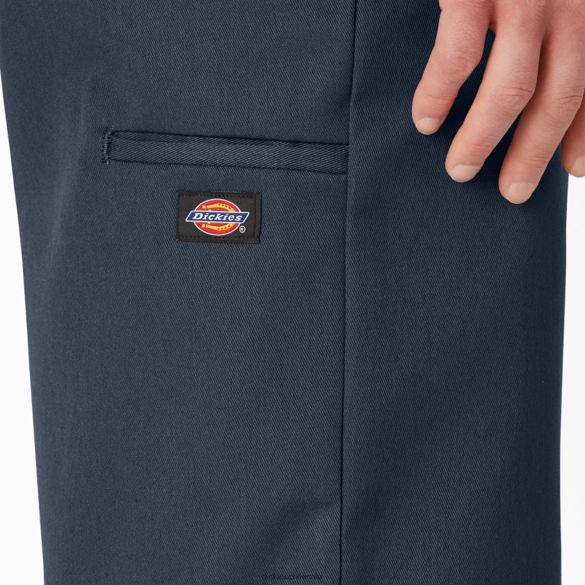 azul marino oscuro (dn) hombres pantalones cortos de trabajo delanteros planos holgados 13\" Dickies ropa de trabajo X4H0F344