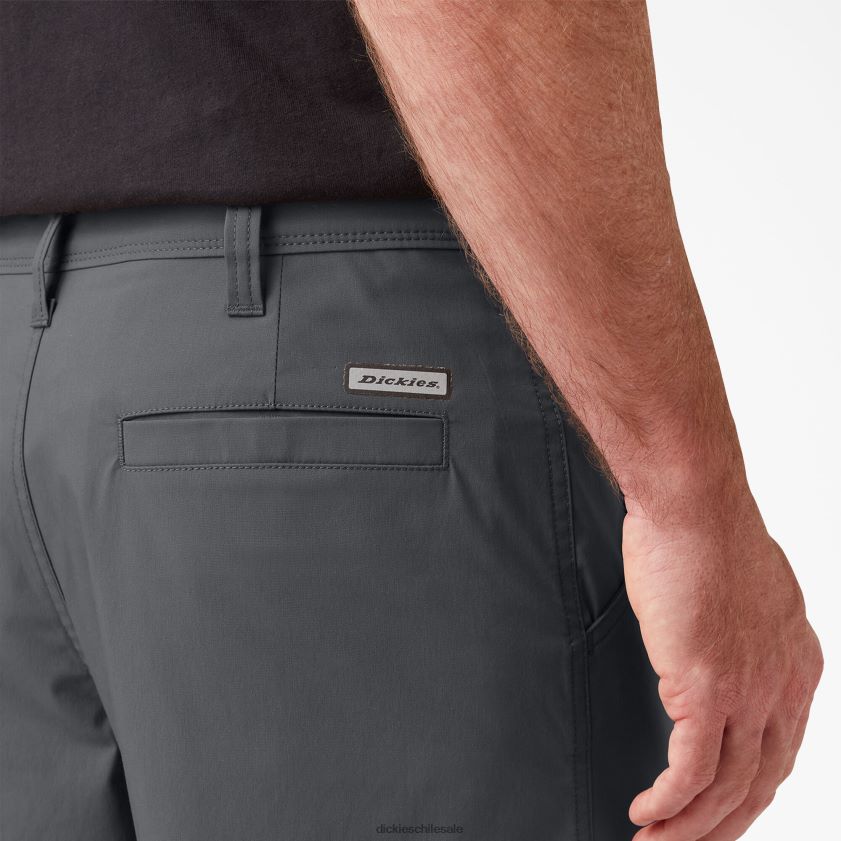 gris carbón (ch) hombres Pantalones cortos utilitarios híbridos de refrigeración de 13\" Dickies ropa de trabajo X4H0F407