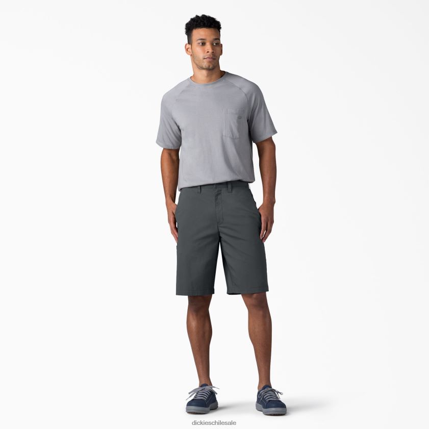 gris carbón (ch) hombres shorts utilitarios de enfriamiento 11\" Dickies ropa de trabajo X4H0F376