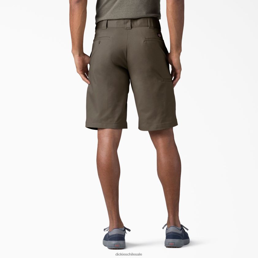 hongo (mr1) hombres pantalones cortos de trabajo de ajuste relajado 11\" Dickies ropa de trabajo X4H0F354