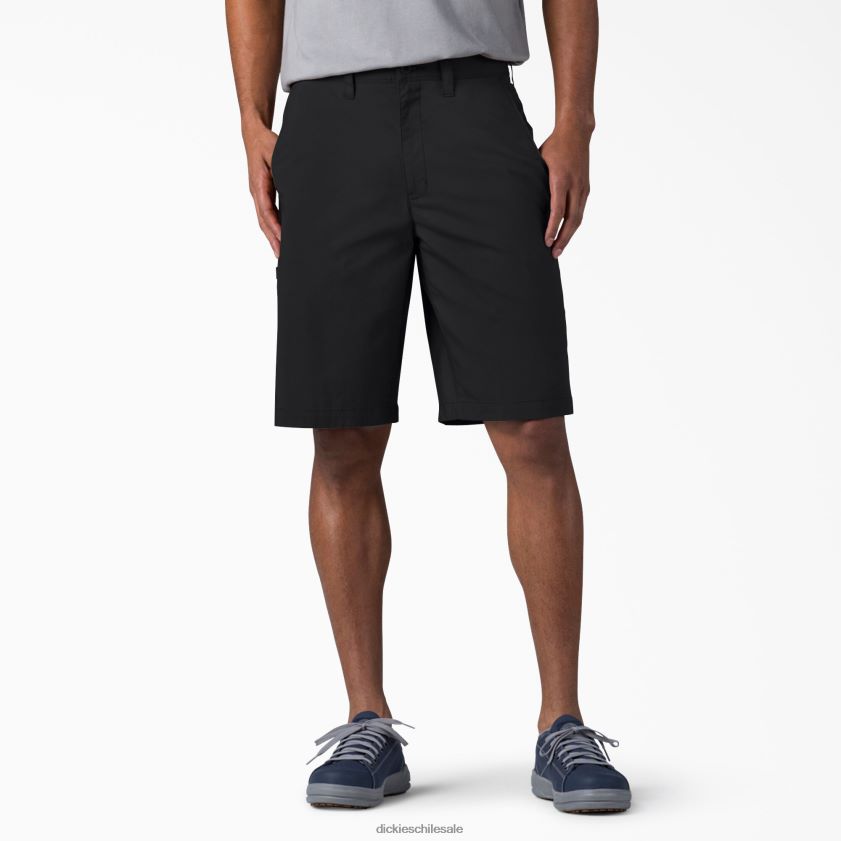 negro (negro) hombres shorts utilitarios de enfriamiento 11" Dickies ropa de trabajo X4H0F375