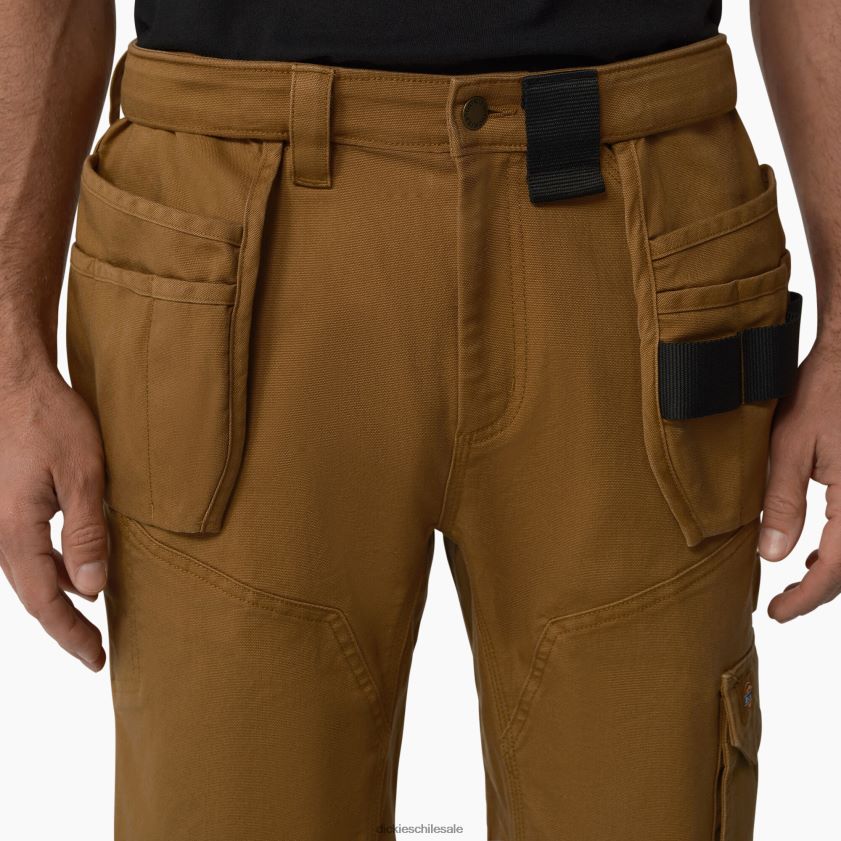 pato marrón enjuagado (rbd) hombres pantalones cortos de pato técnico temp-iq 365 11\" Dickies ropa de trabajo X4H0F483