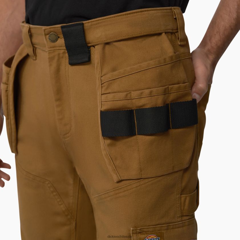 pato marrón enjuagado (rbd) hombres pantalones cortos de pato técnico temp-iq 365 11\" Dickies ropa de trabajo X4H0F483