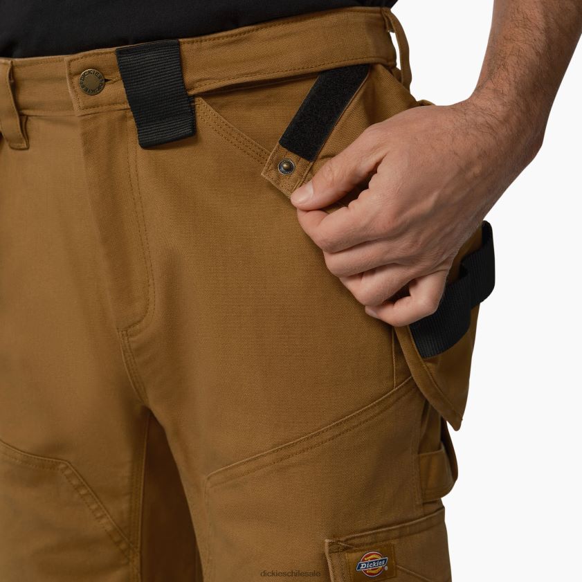 pato marrón enjuagado (rbd) hombres pantalones cortos de pato técnico temp-iq 365 11\" Dickies ropa de trabajo X4H0F483