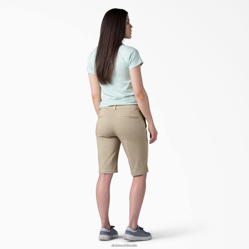 piedra oxford enjuagada (rdg2) mujer bermudas de forma perfecta 11\" Dickies ropa de trabajo X4H0F2234