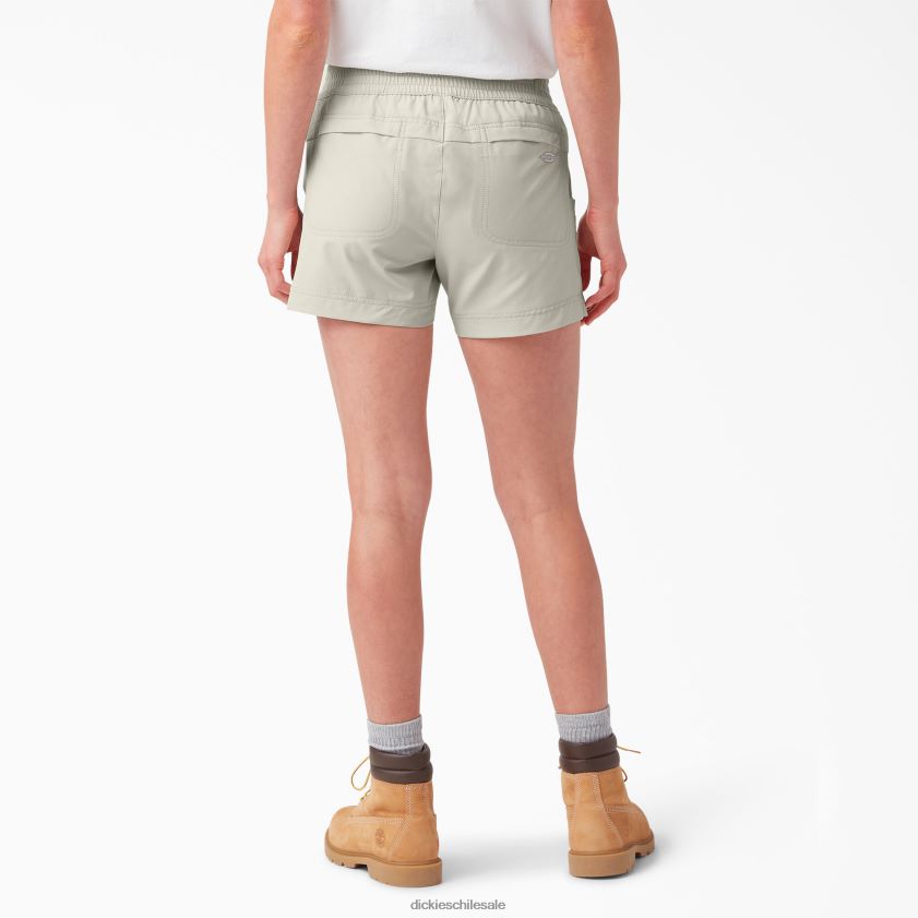 piedra (st) mujer shorts refrescantes de 5\" Dickies ropa de trabajo X4H0F1598