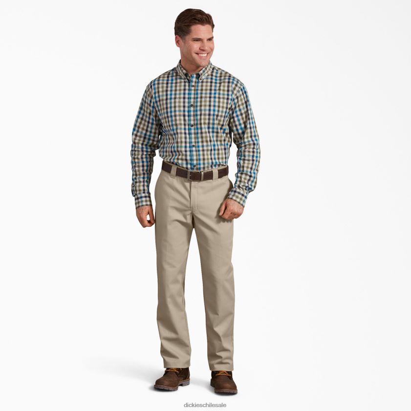 arena del desierto (ds) hombres pantalones de cintura activa de ajuste regular Dickies ropa de trabajo X4H0F171