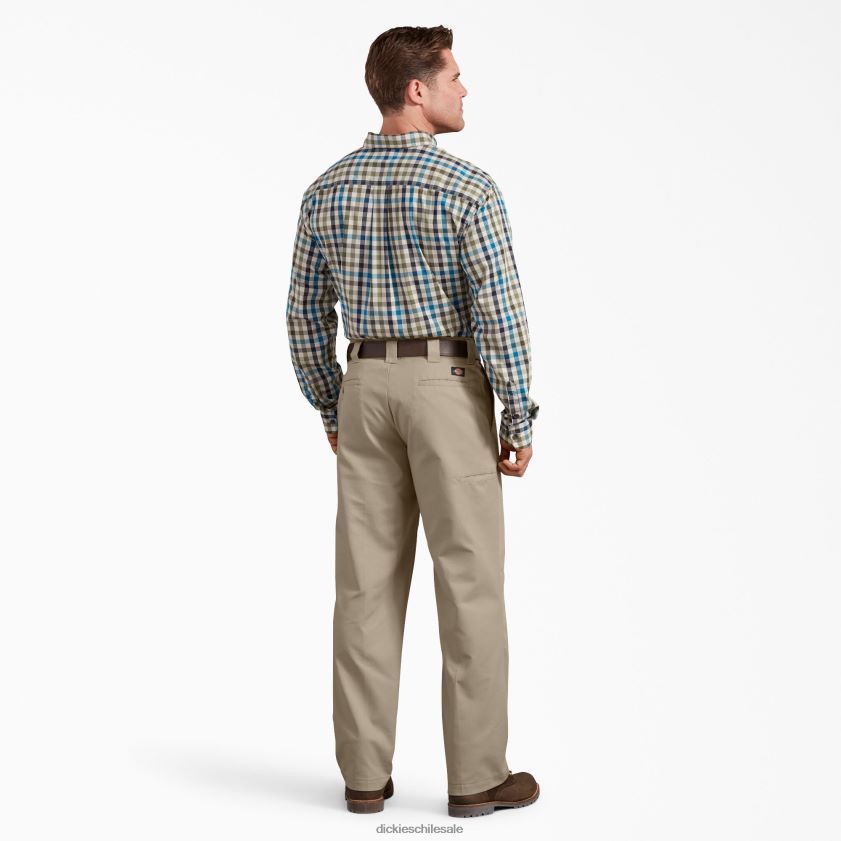 arena del desierto (ds) hombres pantalones de cintura activa de ajuste regular Dickies ropa de trabajo X4H0F171