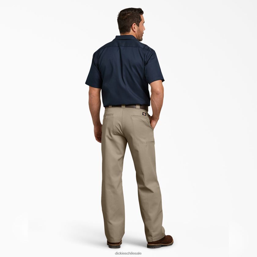 arena del desierto (ds) hombres pantalones de trabajo de corte relajado con doble rodilla Dickies ropa de trabajo X4H0F182