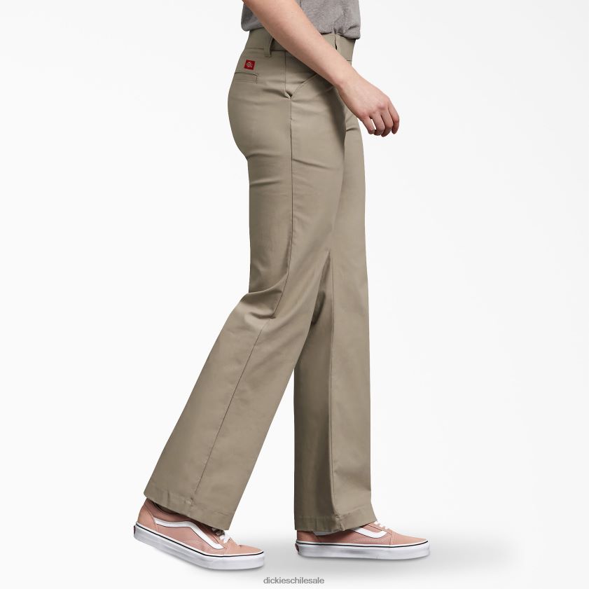 arena del desierto (ds) mujer pantalones de corte relajado Dickies ropa de trabajo X4H0F1747