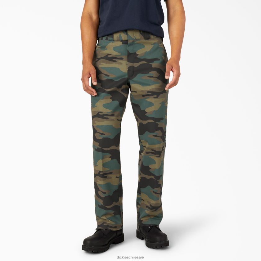 camuflaje verde cazador (hrc) hombres pantalones de trabajo originales 874 Dickies ropa de trabajo X4H0F9