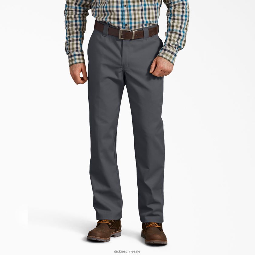 gris carbón (ch) hombres pantalones de cintura activa de ajuste regular Dickies ropa de trabajo X4H0F169