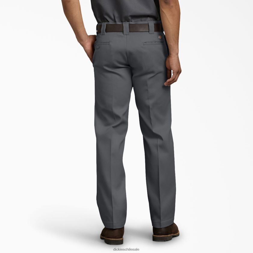 gris carbón (ch) hombres pantalones de trabajo ajustados y flexibles Dickies ropa de trabajo X4H0F153