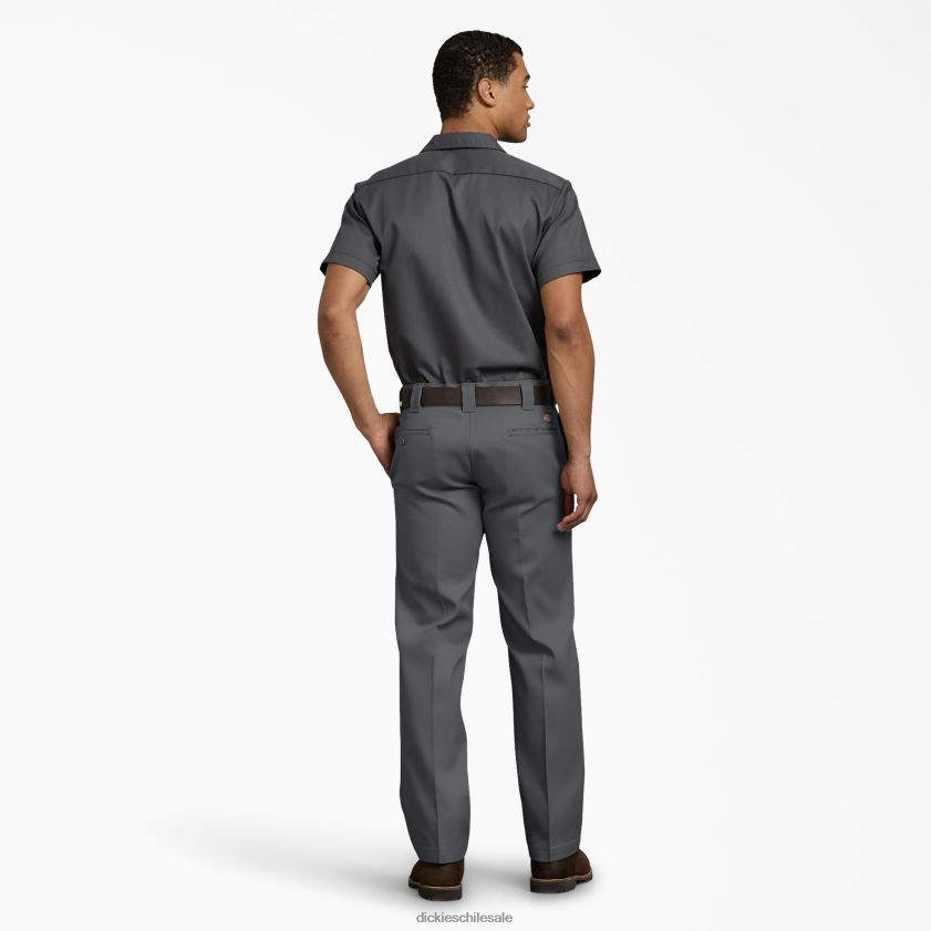 gris carbón (ch) hombres pantalones de trabajo ajustados y flexibles Dickies ropa de trabajo X4H0F153
