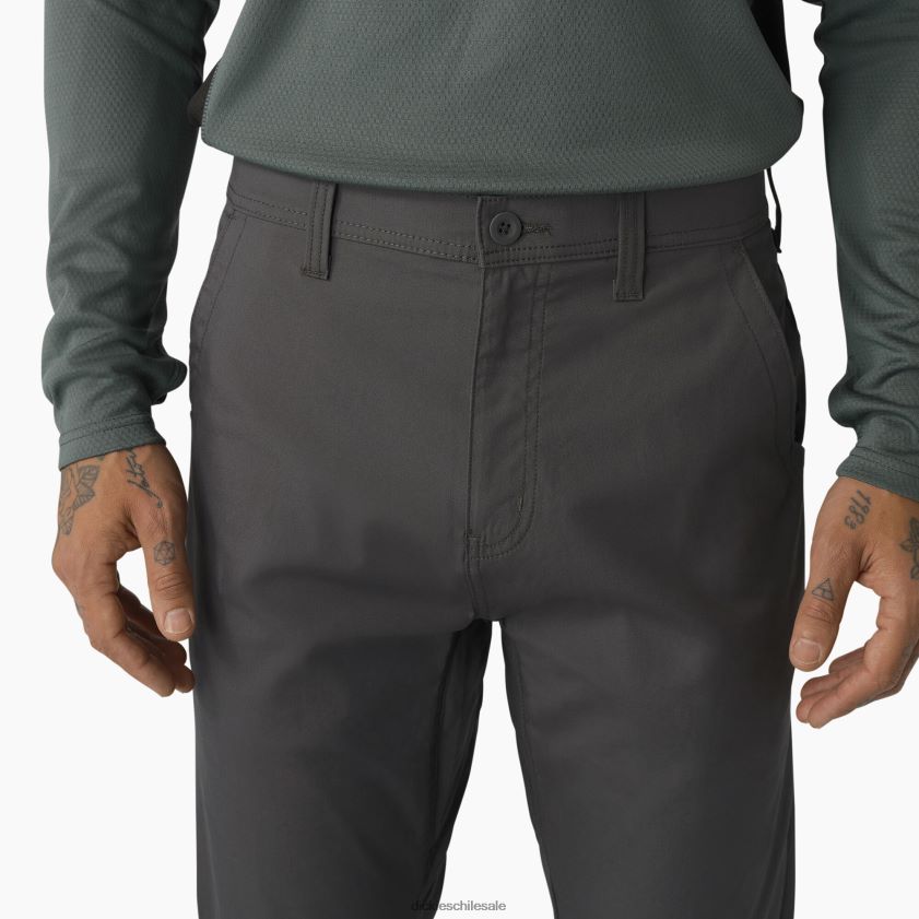 gris carbón (ch) hombres pantalones utilitarios híbridos refrescantes Dickies ropa de trabajo X4H0F62