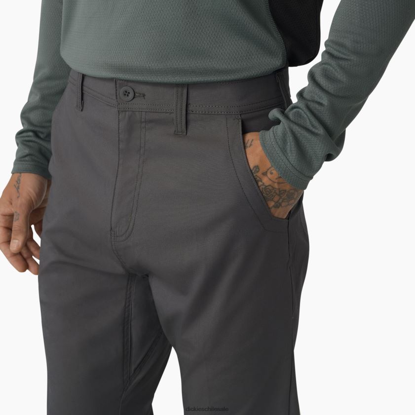 gris carbón (ch) hombres pantalones utilitarios híbridos refrescantes Dickies ropa de trabajo X4H0F62