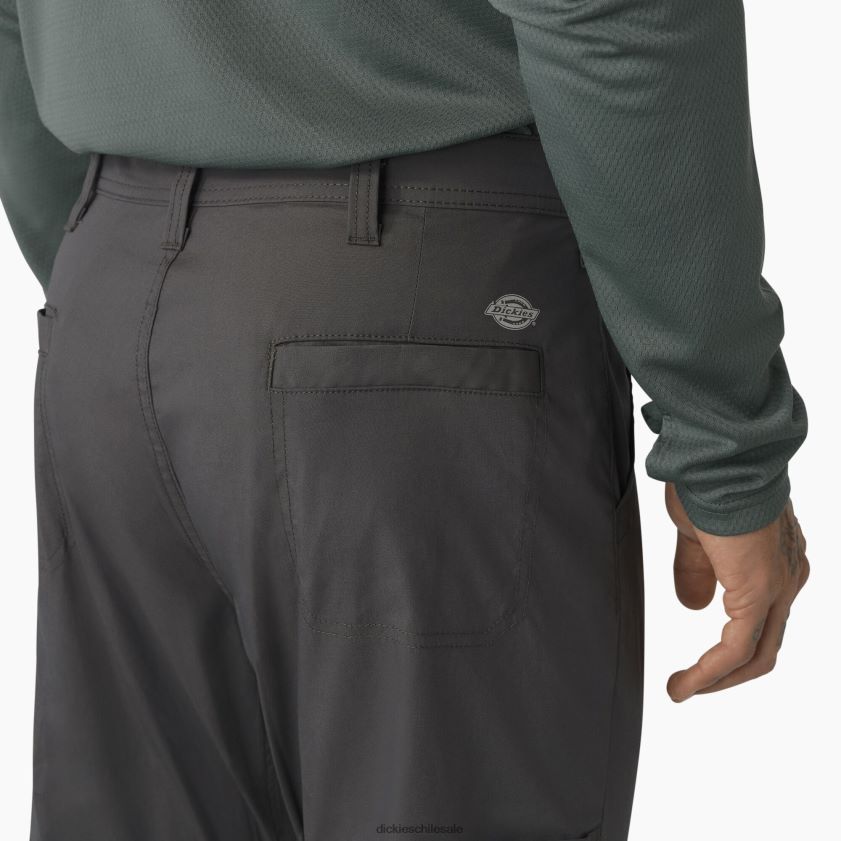 gris carbón (ch) hombres pantalones utilitarios híbridos refrescantes Dickies ropa de trabajo X4H0F62