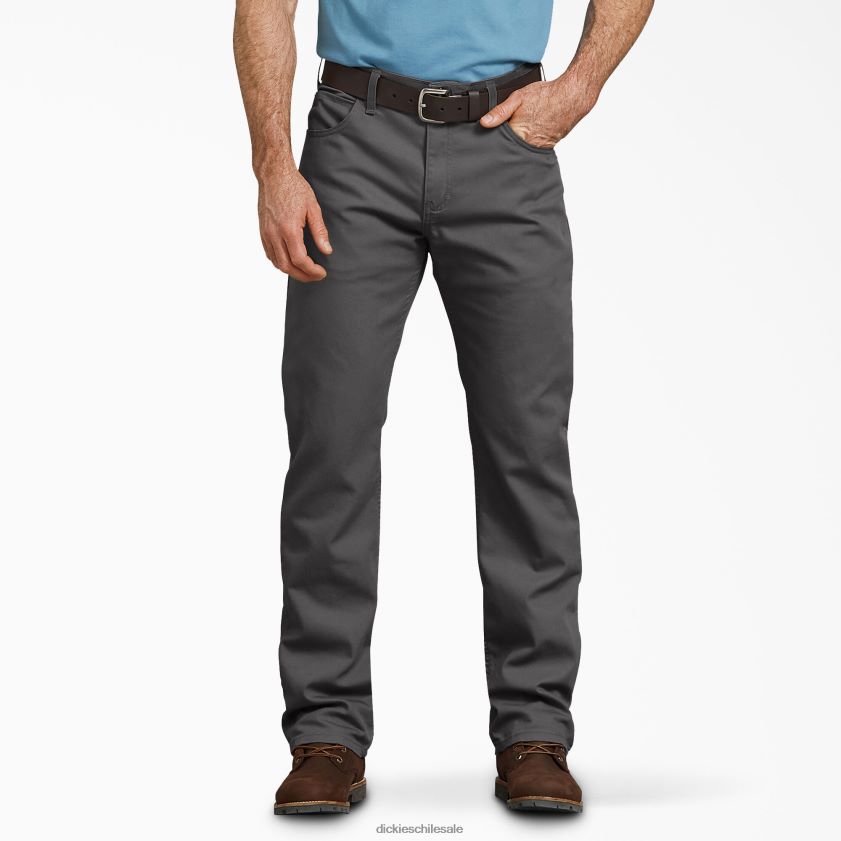 gris lavado a la piedra (ssl) hombres pantalones de pato de corte regular Dickies ropa de trabajo X4H0F139