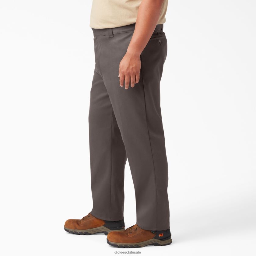 marrón oscuro (db) hombres pantalones de trabajo flexibles 874 Dickies ropa de trabajo X4H0F23