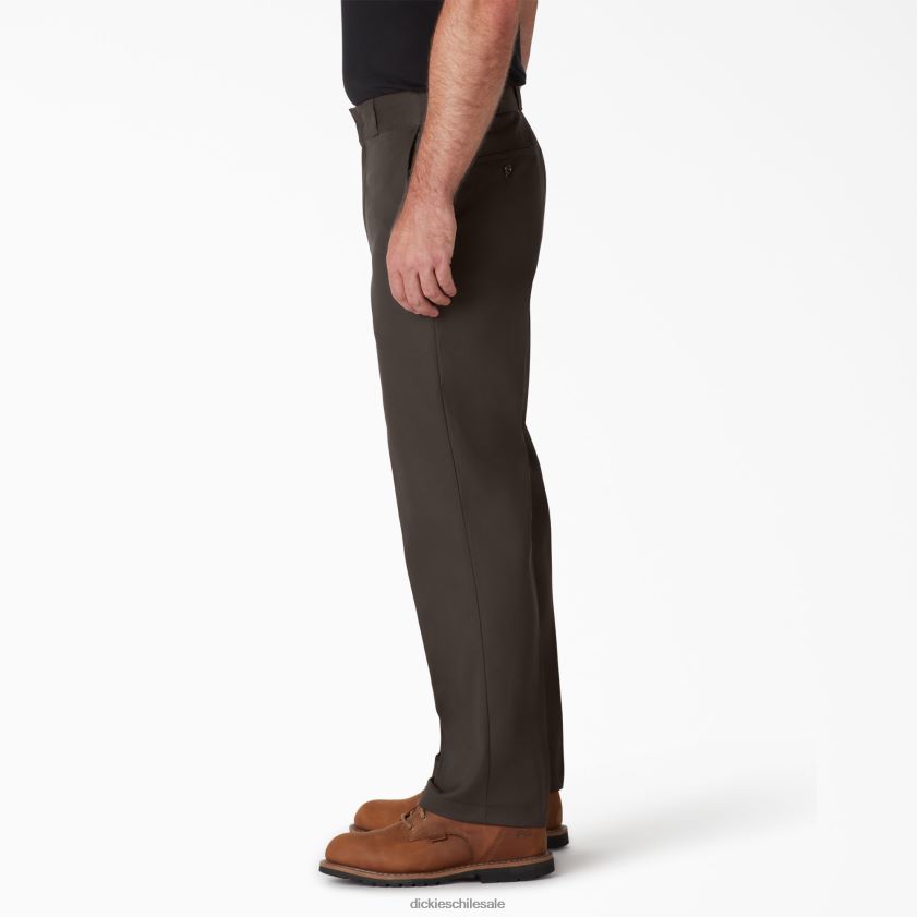 marrón oscuro (db) hombres pantalones de trabajo originales 874 Dickies ropa de trabajo X4H0F4