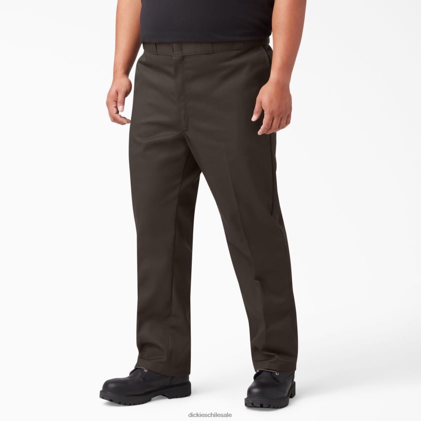 marrón oscuro (db) hombres pantalones de trabajo originales 874 Dickies ropa de trabajo X4H0F4