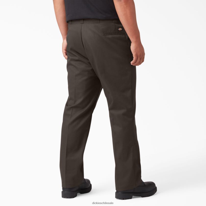 marrón oscuro (db) hombres pantalones de trabajo originales 874 Dickies ropa de trabajo X4H0F4