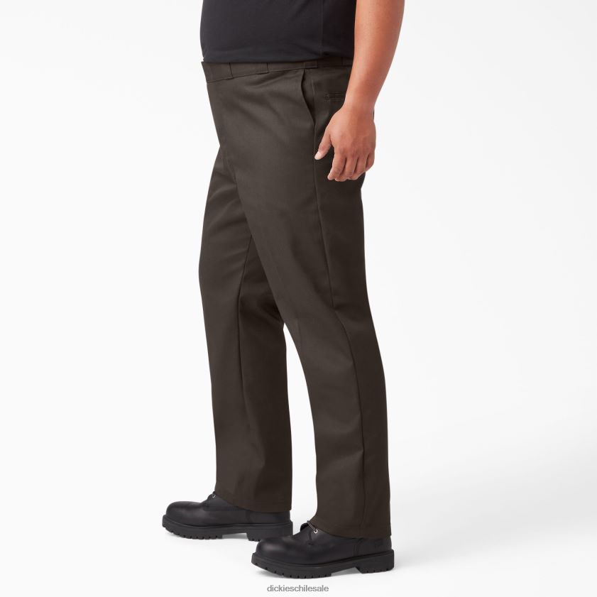 marrón oscuro (db) hombres pantalones de trabajo originales 874 Dickies ropa de trabajo X4H0F4