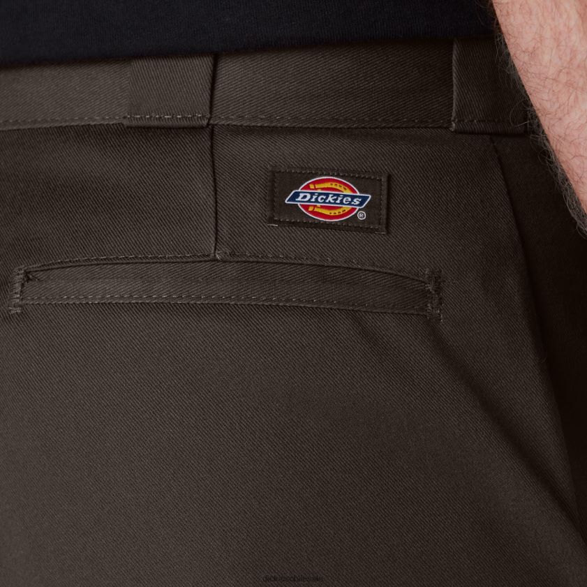 marrón oscuro (db) hombres pantalones de trabajo originales 874 Dickies ropa de trabajo X4H0F4