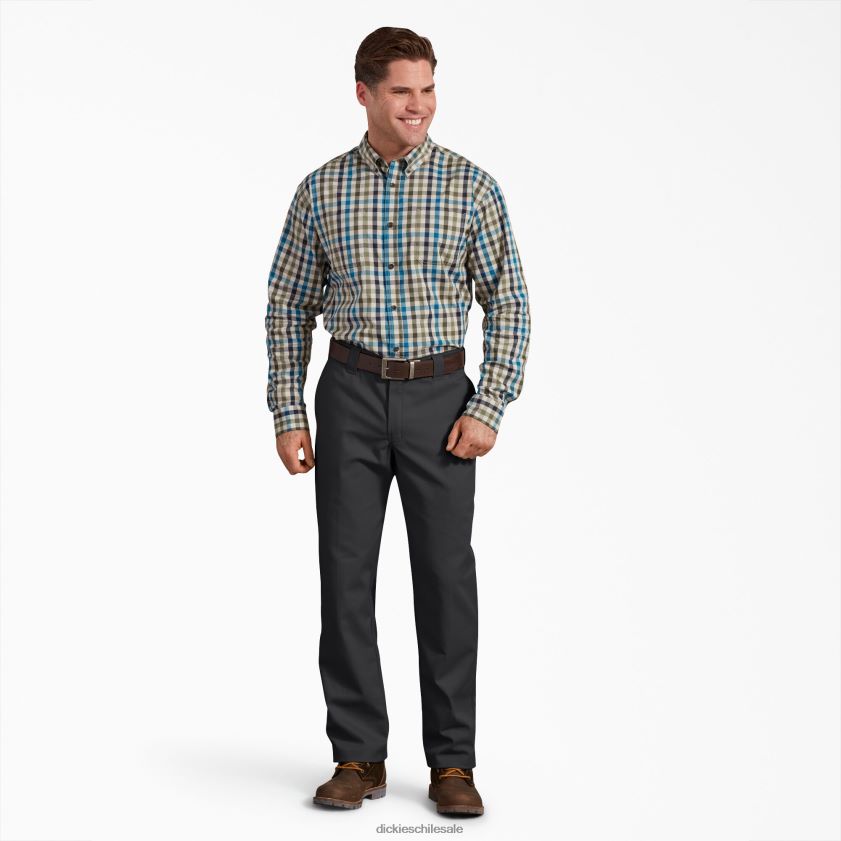 negro (negro) hombres pantalones de cintura activa de ajuste regular Dickies ropa de trabajo X4H0F168