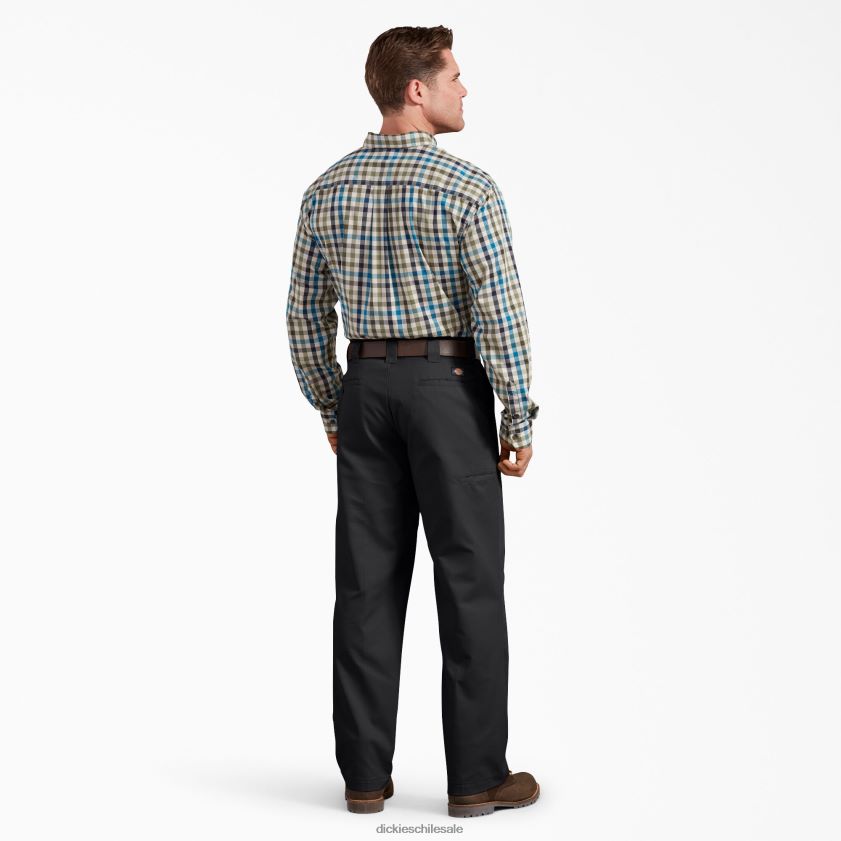 negro (negro) hombres pantalones de cintura activa de ajuste regular Dickies ropa de trabajo X4H0F168