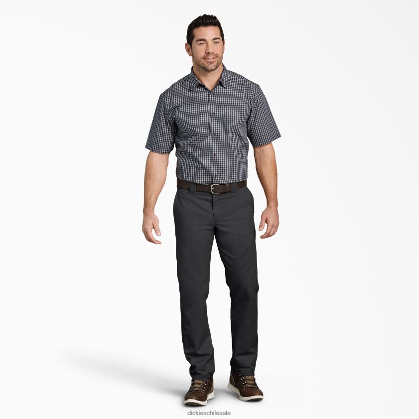 negro (negro) hombres pantalones de trabajo multiusos con bolsillos y pernera cónica slim fit Dickies ropa de trabajo X4H0F108