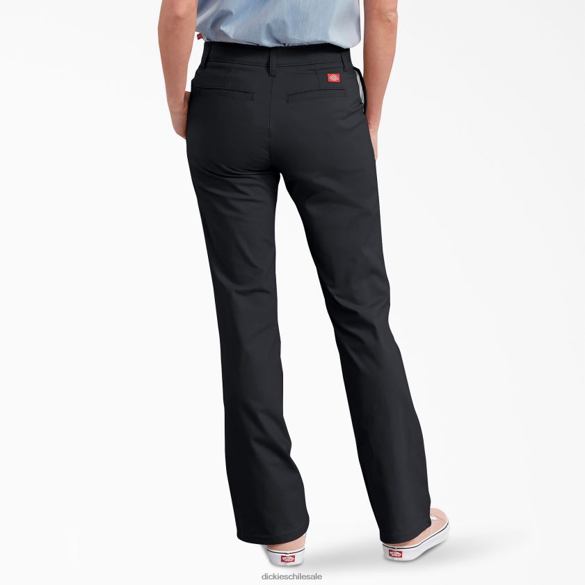 negro (negro) mujer pantalones bootcut ajustados Dickies ropa de trabajo X4H0F1714